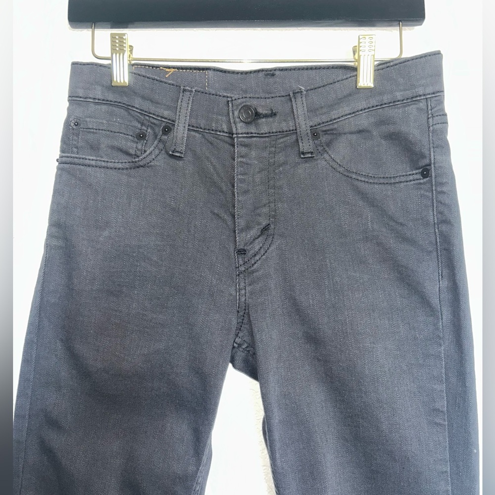 Levi's Men's 511 Slim Fit Jeans Stretch Dark Charcoal Grey 28W X 30L - Picture 6 of 14